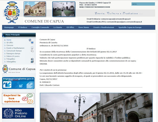 sito comune capua
